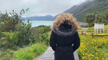 Angel Emily's Glacier Glory: Risqué Public Blowjob and Creampie