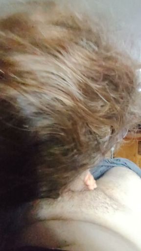 Wife blowjob makes me cum