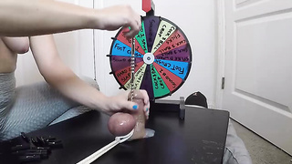 She Jams a 30cm Study All the Way Into His Big Wood - Frolicking BONDAGE & DISCIPLINE Roulette