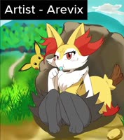 Huffy_Puffy_Fox - Puffy's Braixen Bonding: Trainers Get Lucky in HD Furry Porn