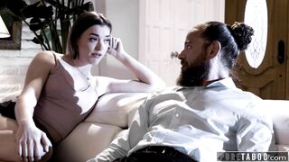 PURE TABOO Horny DILF Can't Repress The Urge To Fuck His Hot Stepniece Anny Aurora
