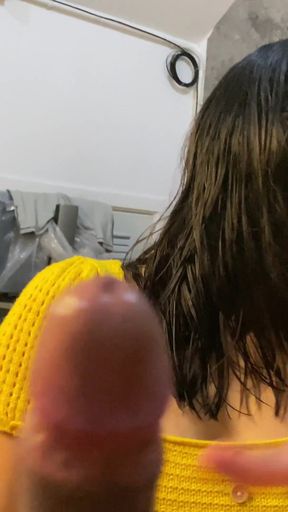 The cute sister-in-law likes to come to drink her brother-in-law's water until she gets used to it. If she doesn't eat&hellip;   Clip 1