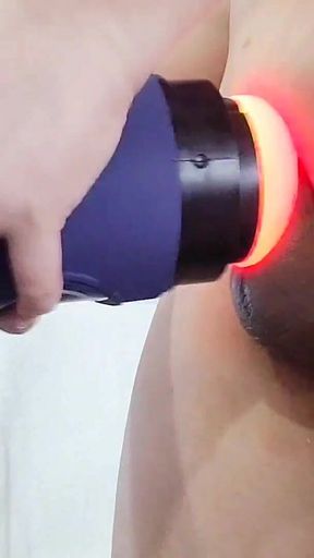 Hands Free Play with Warming Electronic Masturbator