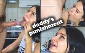 Angry Daddy Taught a Lesson with a Dick