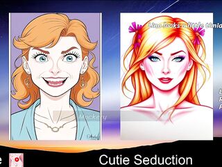 Hotty Seduction (free game itchio) Card Game, Adult, Dating Sim, Drawing, Erotic, Lesbian, Romance, RPG Maker, seduction