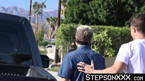 StepsonXXX.com - Tristan Hunter & Sean Duran - I wrestled my beefy stepdad Sean Duran