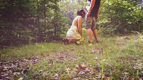 Verified Amateurs - This Is The Only Way To Treat A Submissive Slut Wife...humilation Golden Piss Outdoor Collar Leasher