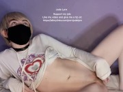 JUDE LYNX — POV: PETITE TRANSMAN MASTURBATES HIS VIRGIN PUSSY