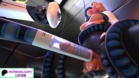 Gwen Stacy Using New Sex Machine Hentai Animation