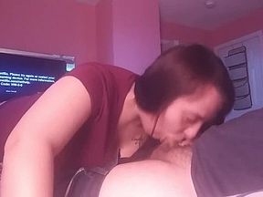 Sucking Off My BF Before Work