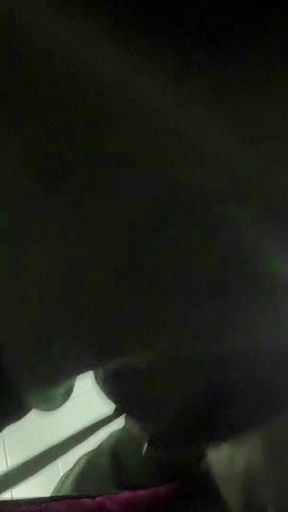 The Teacher's Thick Sucks in a Public Toilet. Slaps for a Student