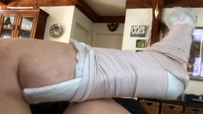 How I Broke My Ankle (2019): Sophia Sylvan Leg Cast