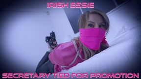 Irish Essie - Tied for Promotion Alt 4K ( Rope Bondage , Wrap Gagged , OTN gag , Hogtie , Duct Tape Gag , Ballgagged )