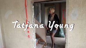 Irresistible slut gets fucked on the construction site!