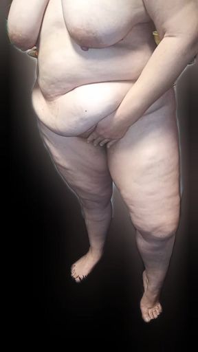 Mature hungarian gypsy woman pussy focus tease - pussy stroking, finger wetting, gypsy milf pussy close up video