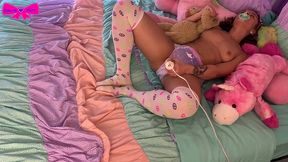 taboo diaper girl vibrating pull up masturbation dakota marr abdl