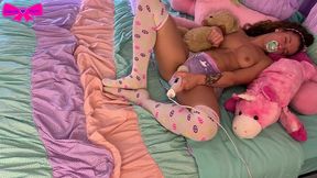 taboo diaper girl vibrating pull up masturbation dakota marr abdl
