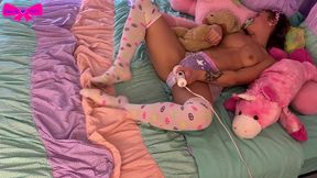 taboo diaper girl vibrating pull up masturbation dakota marr abdl