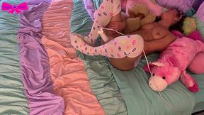 taboo diaper girl vibrating pull up masturbation dakota marr abdl