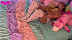 taboo diaper girl vibrating pull up masturbation dakota marr abdl