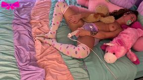 taboo diaper girl vibrating pull up masturbation dakota marr abdl