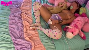 taboo diaper girl vibrating pull up masturbation dakota marr abdl