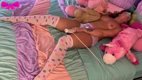 taboo diaper girl vibrating pull up masturbation dakota marr abdl