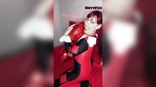 ShyyFxx Harley Quinn celebrates her birthday and submits to the Joker as a gift ROLEPLAY