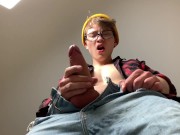 College Twink Powerful Orgasm Compilation: LOTS OF CUM and LOUD MOANING / uncut / top / handsome