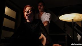 Astonishing hottie Clemence Audiard gets fucked in the night