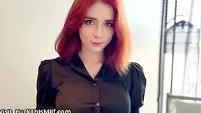A Beautiful Red-haired Stranger Was Refused, But Still Came To My Room For Sex