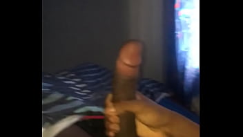 Teen black boy masterbates big cock, msg me for more _)