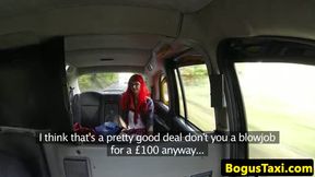 Brit spex babe pussyfucked for taxi fair