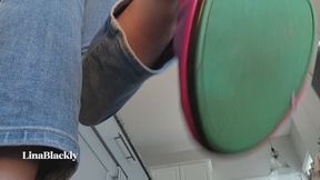 Unaware Giantess: Step-Mom's Foot Crush and Vore