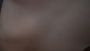 Sex with a hot brunette in a bathrobe ends with cum on face (video with face)