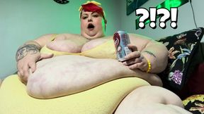 Epic New Fattest EVER Weigh-In & Reward Stuffing HD