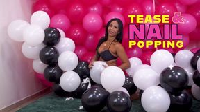 Julia Black & White Balloon Arch – A Nail Pop Mass Destruction
