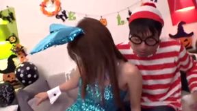 Sexy Baby-Faced Bunny Reveals Tempting Butt for Spooky Night Delights