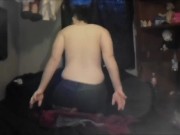 FtM Masculine Strip, Fat Pussy, Ass Hump Tease