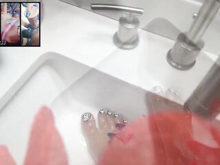 Black Female-dominator Strokes Your Weenie With Their Glamorous Feet