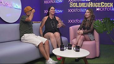 Massive Cock In Studio - Stacked MILF Voluntarily Fucked Hard On Live Podcast