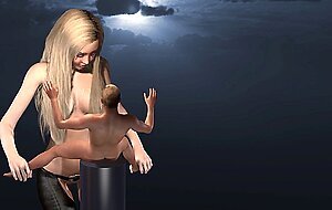 3D Giantess POV futa cum Busty Teen Fantasy Teaser Anime Hentai