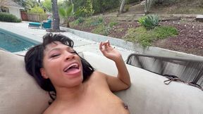 pov with petite horny dani synclair