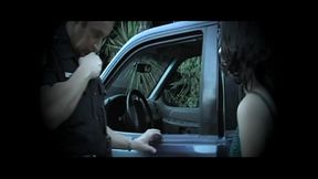 Cop Fucks and Cums in Mouth Hot Brunette Housewife