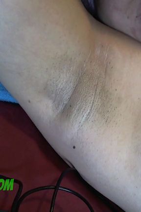 Armpits close up