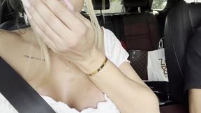 meu marido bateu uma pra mim enquanto dirigia