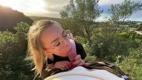 Strangers Join Us for a Public Blowjob