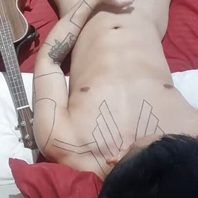 Boyfriends asian muscle handsome tattoo cum suc big cock