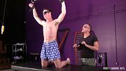 DaddysBondageBoys: Alec Black Lashes and Bound On His Knees Enduring Body Sore