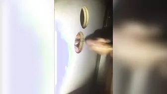 Amateur Guy Sucks Big Black Cock at Gloryhole